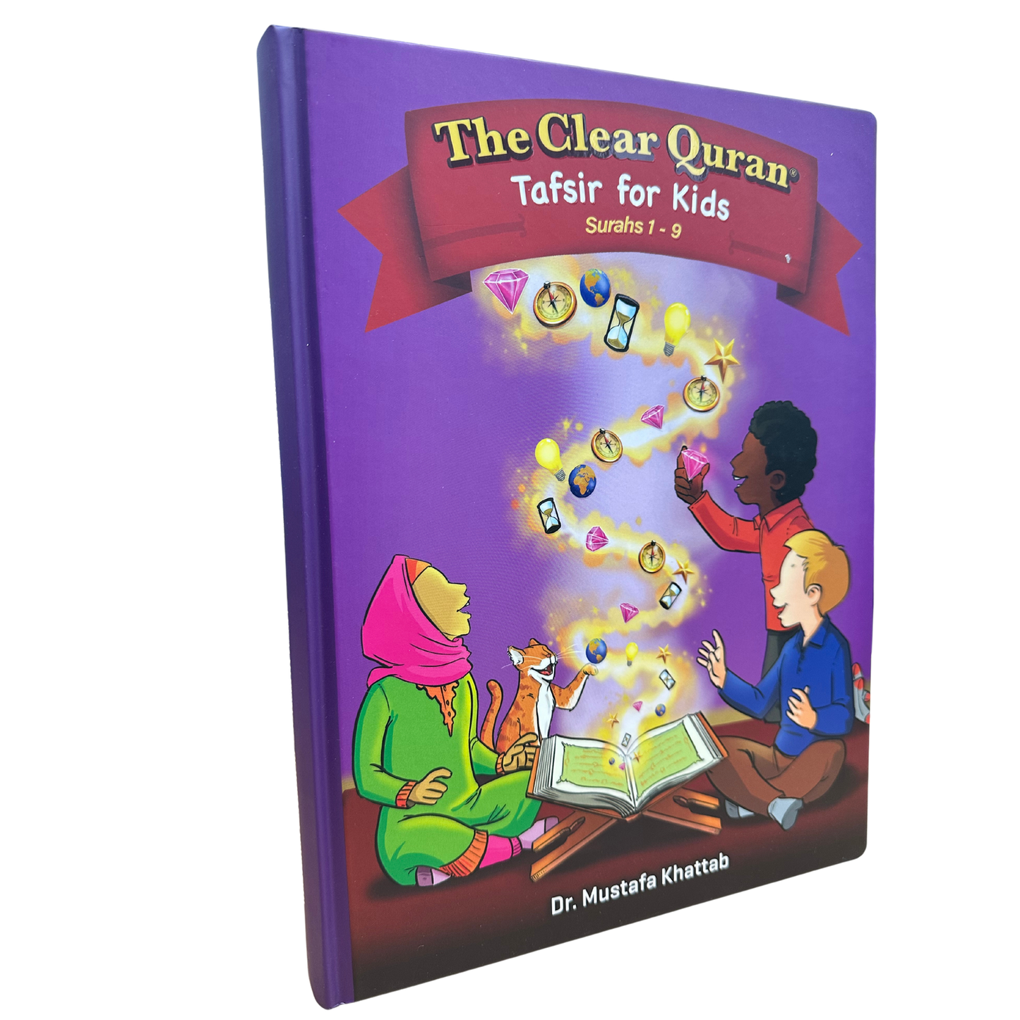 The Clear Quran Tafsir for Kids ( Surahs 1-9 ) with Arabic Text Hardcover